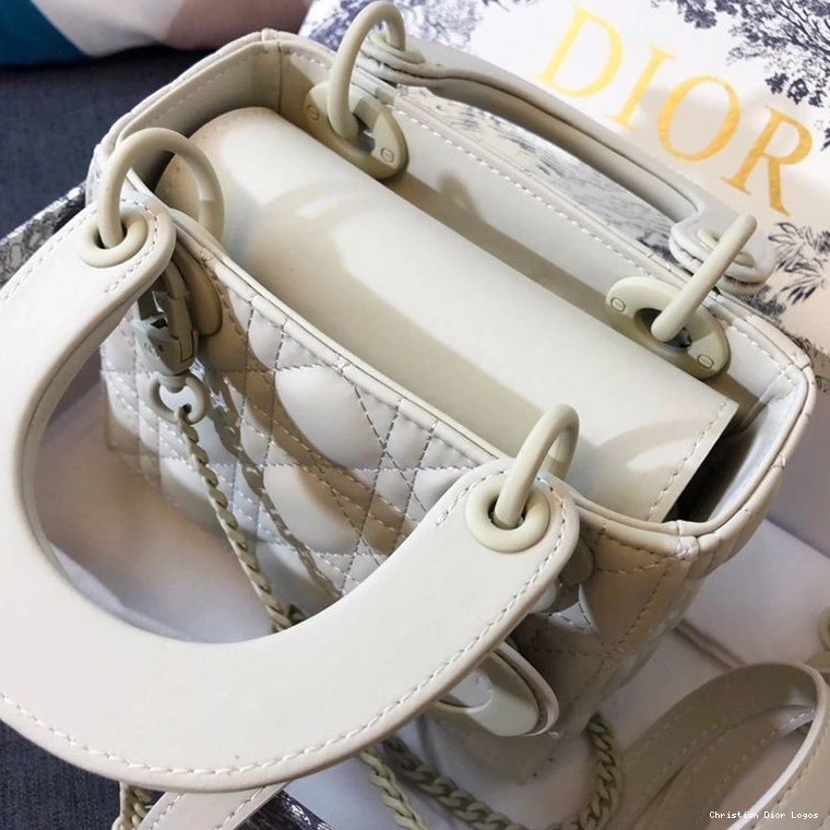 Cheap Ultramatte White Bag Dior Mini Lady Calfskin 0707 Luxury